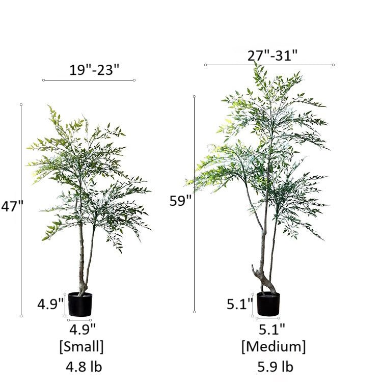 Nandina artificielle réaliste pour intérieur