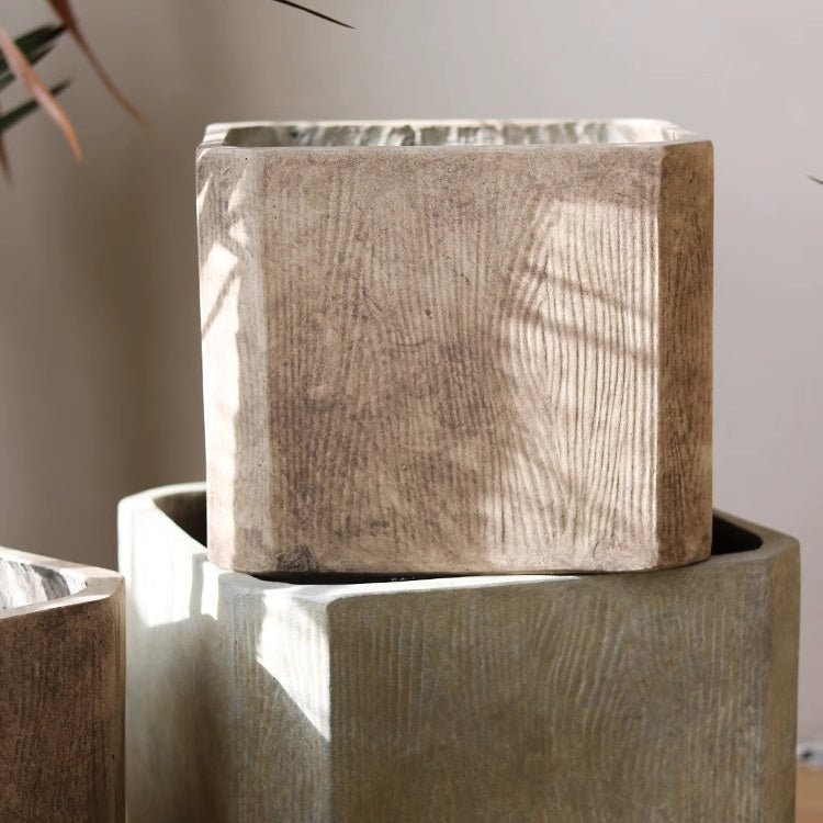 Fioriera quadrata StoneGrain