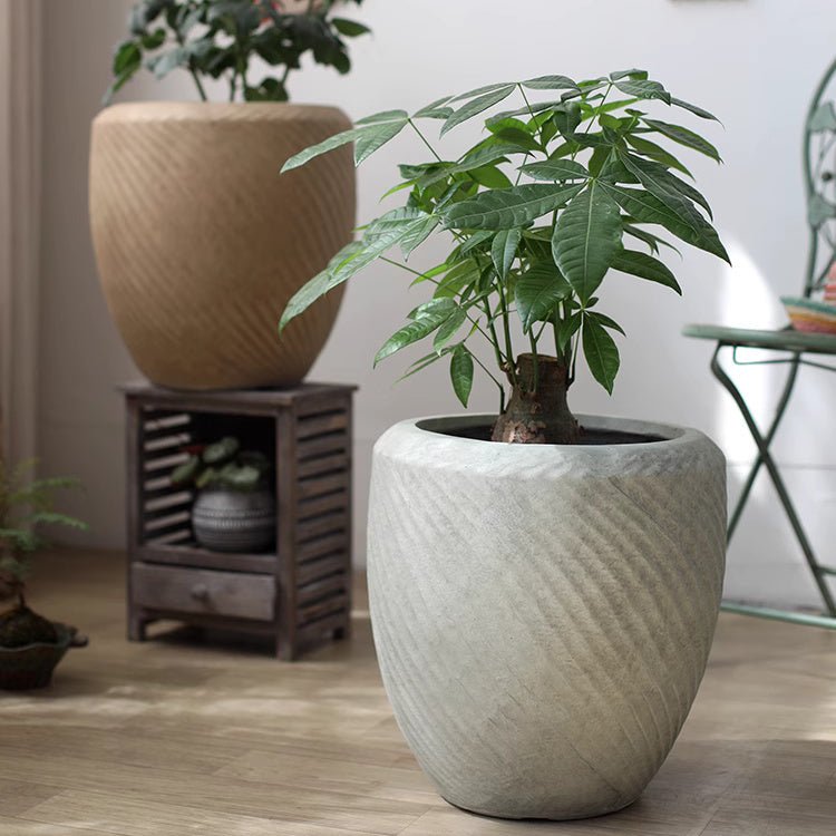 Jardinière tourbillon contemporaine