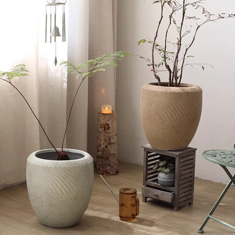 Jardinière tourbillon contemporaine
