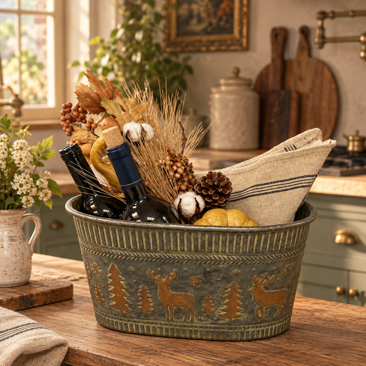 Iron storage box for Christmas - SET of 3