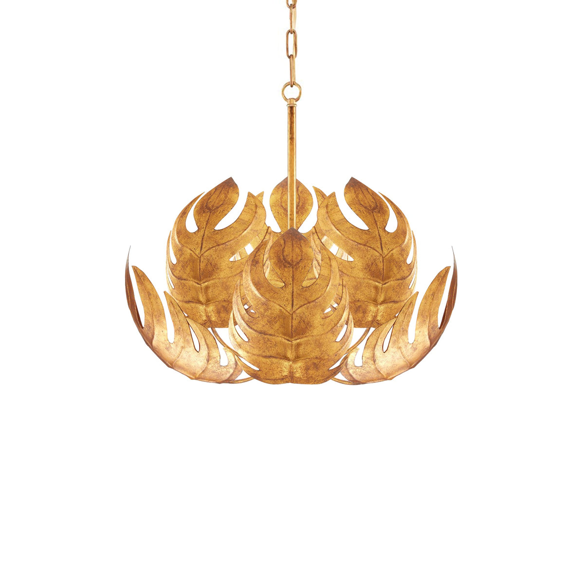 Autumn Chandelier Antique Gold 20 in