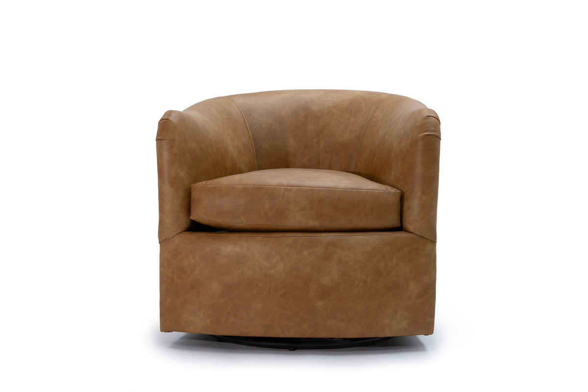 Marlowe Faux Leather Swivel Chair