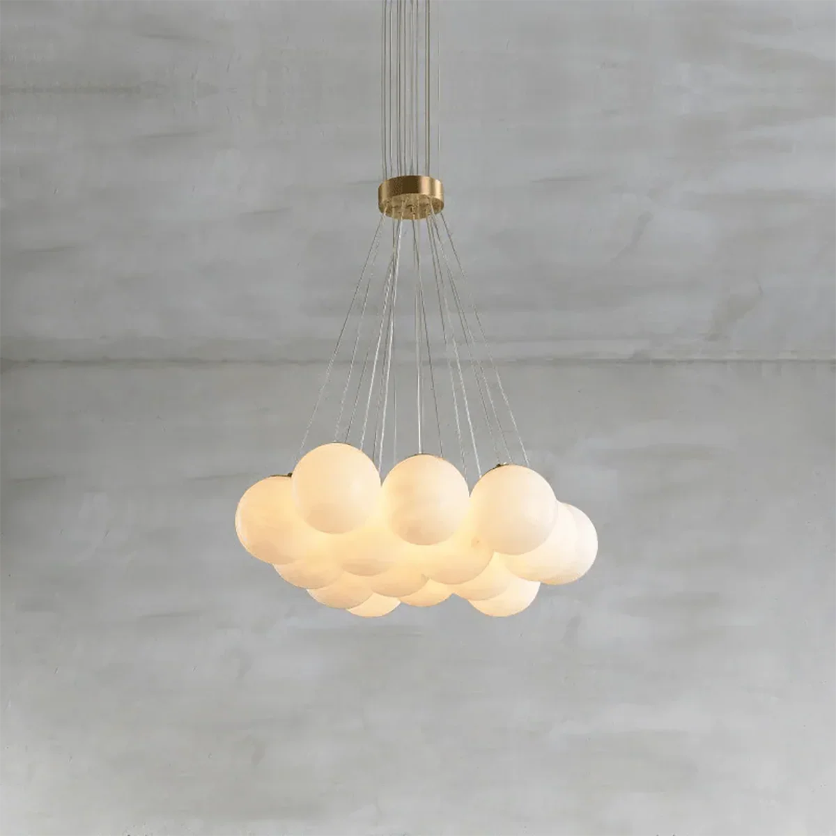 Alabaster Balls Chandelier