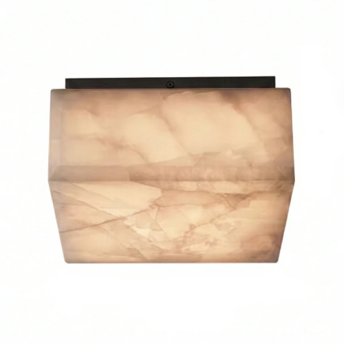 Alabaster Riviera Square Ceiling Lamp
