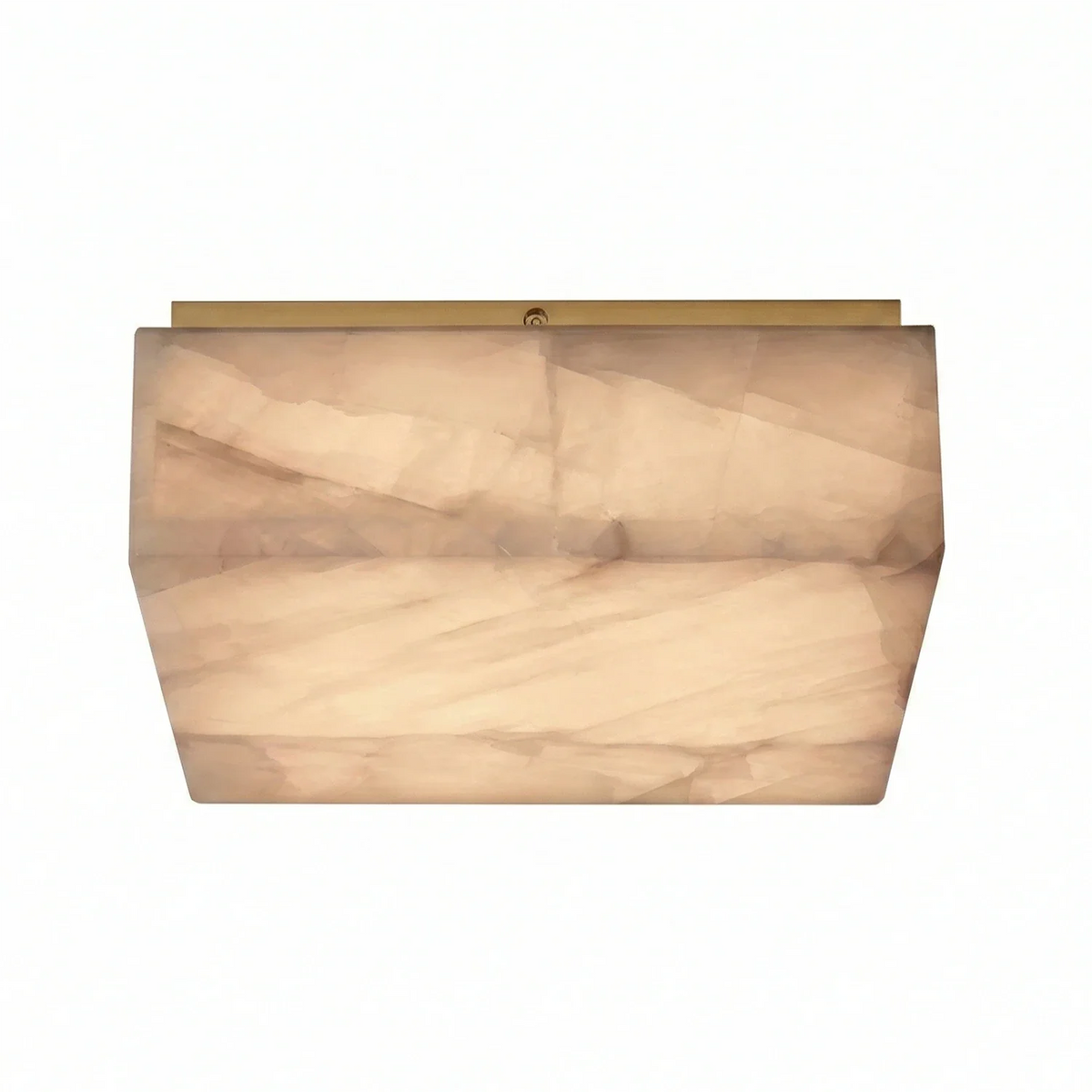 Alabaster Riviera Square Ceiling Lamp
