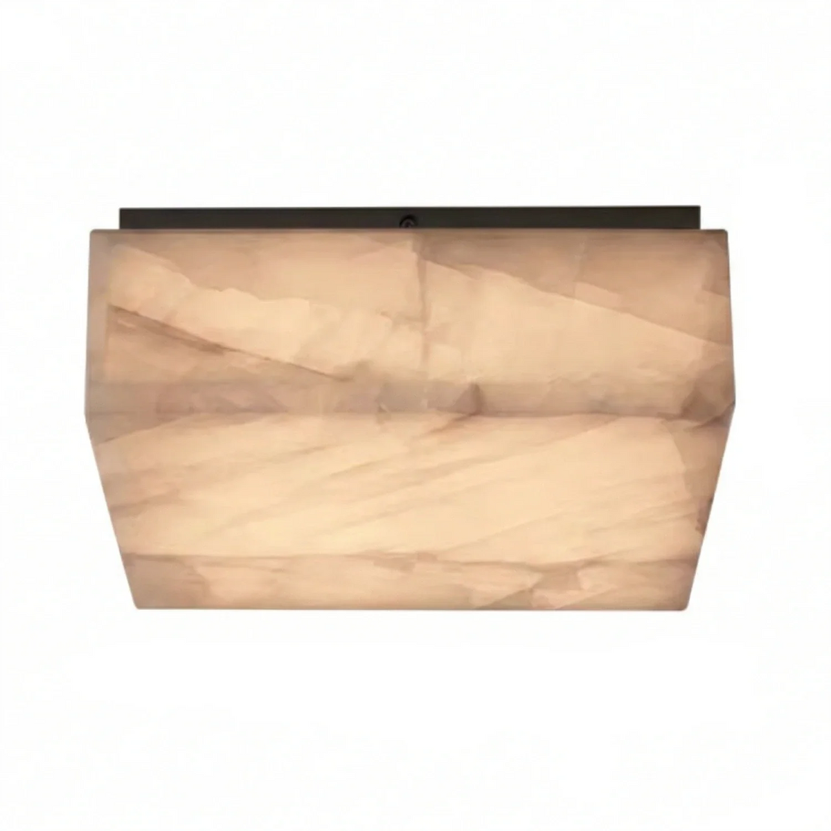 Alabaster Riviera Square Ceiling Lamp