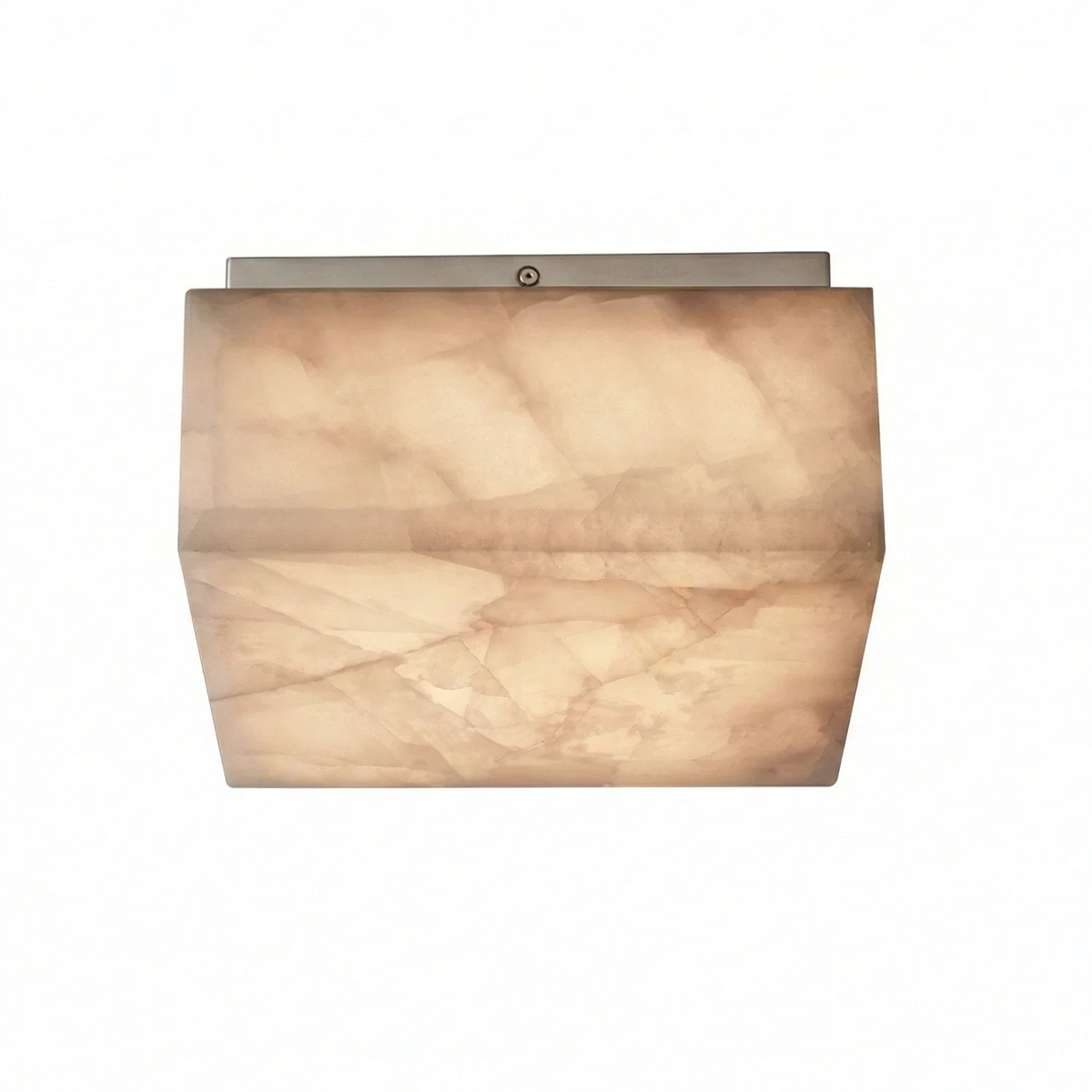 Alabaster Riviera Square Ceiling Lamp