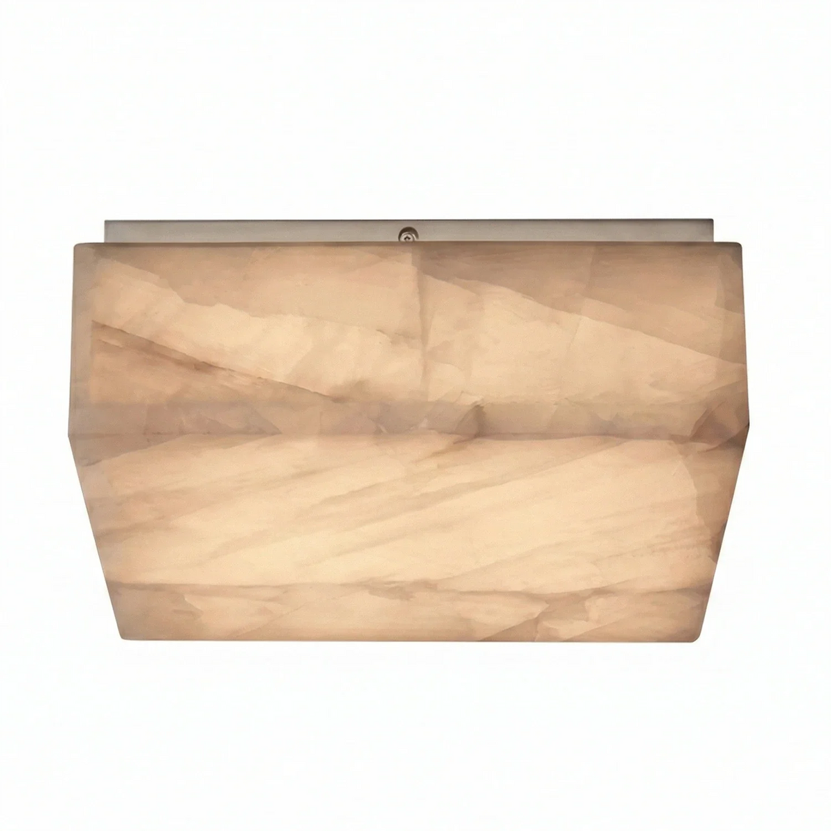 Alabaster Riviera Square Ceiling Lamp