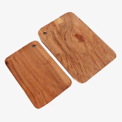 Planches à découper Alto en bois d'acacia (lot de 2)