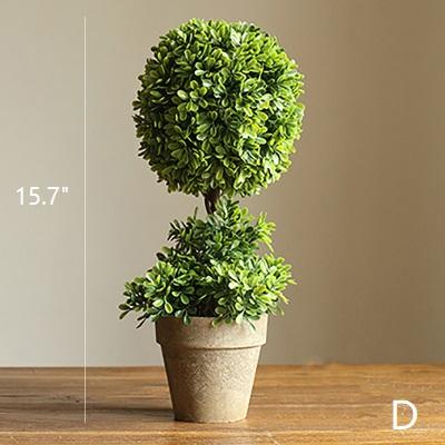 Topiaria artificiale in bosso finto in vari modelli
