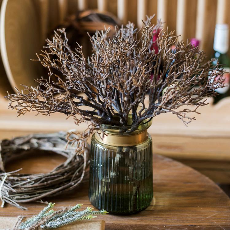 Tige décorative en forme de corail artificiel, 35,5 cm de hauteur