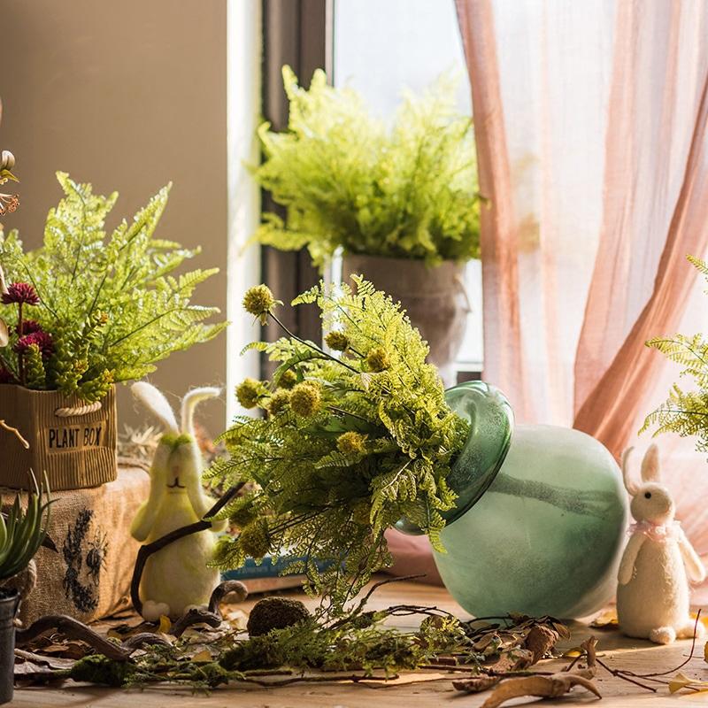 Pianta artificiale stelo felce Oba altezza 45 cm