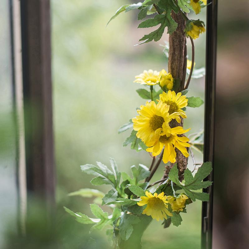 Girasole artificiale rampicante lungo 170 cm