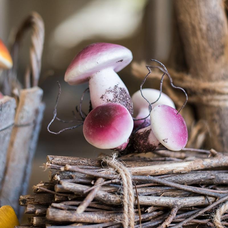 Champignon artificiel en plastique 11,9 cm de hauteur