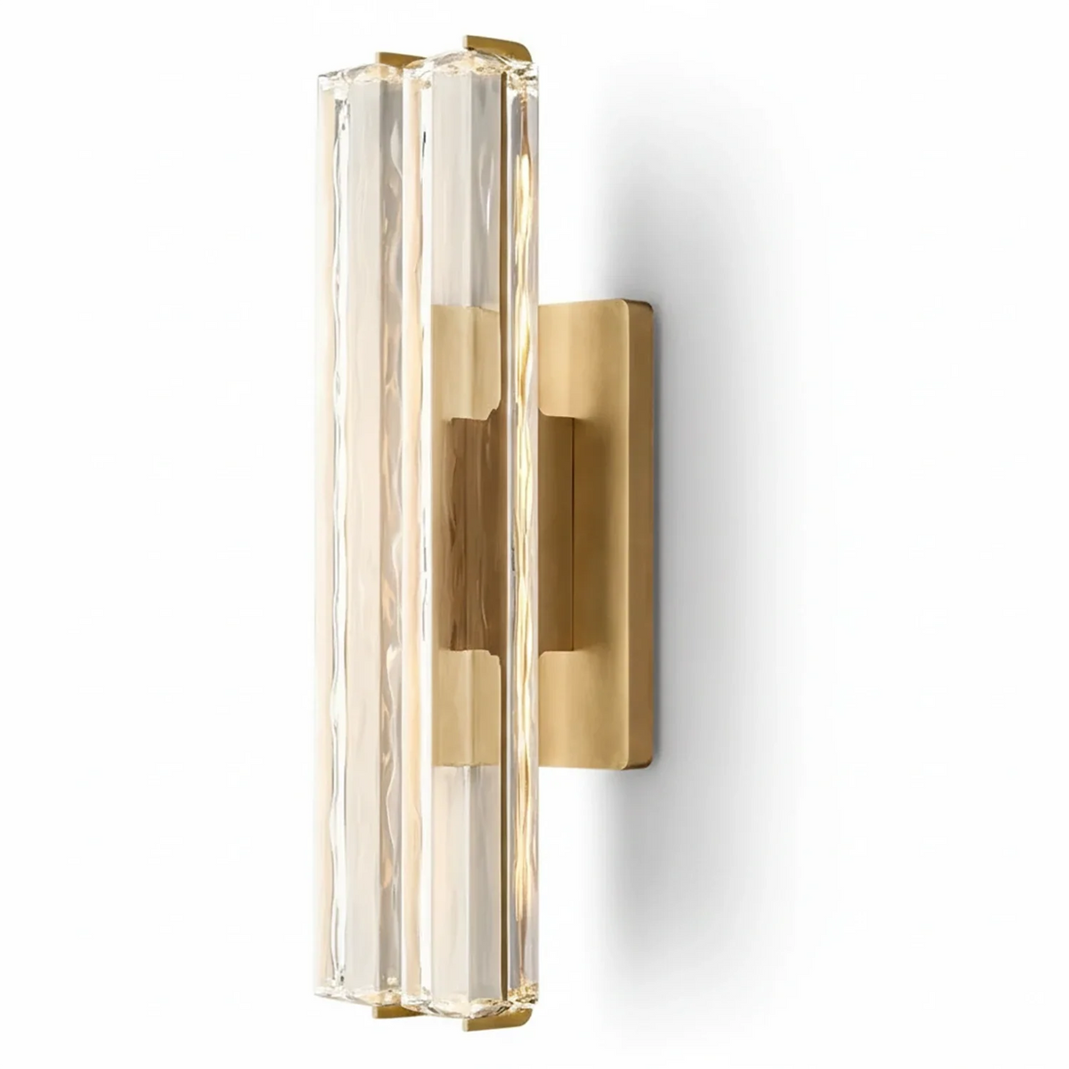 Audubonne Minimalist Crystal Column Sconce