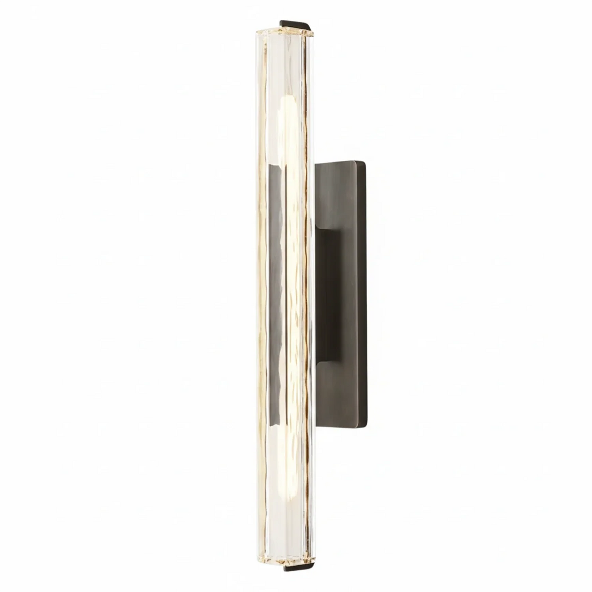 Audubonne Minimalist Crystal Column Sconce