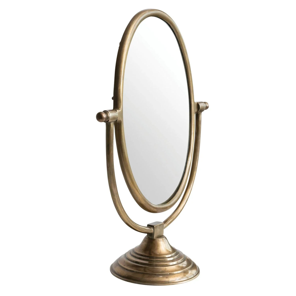 Specchio da terra Austine – Finitura ottone antico