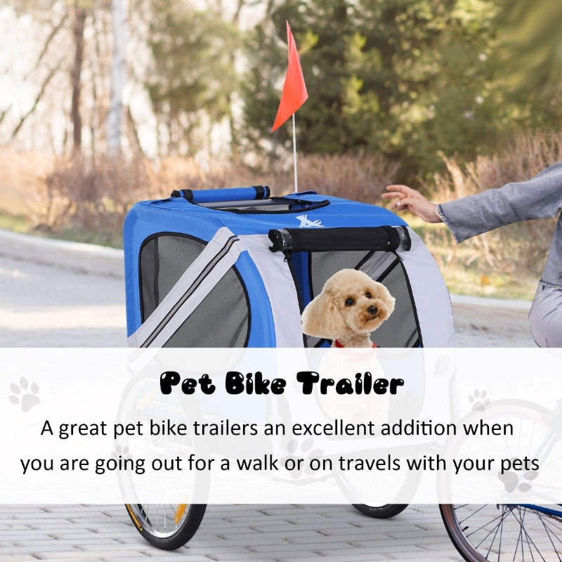Rimorchio per bicicletta per cani e animali domestici