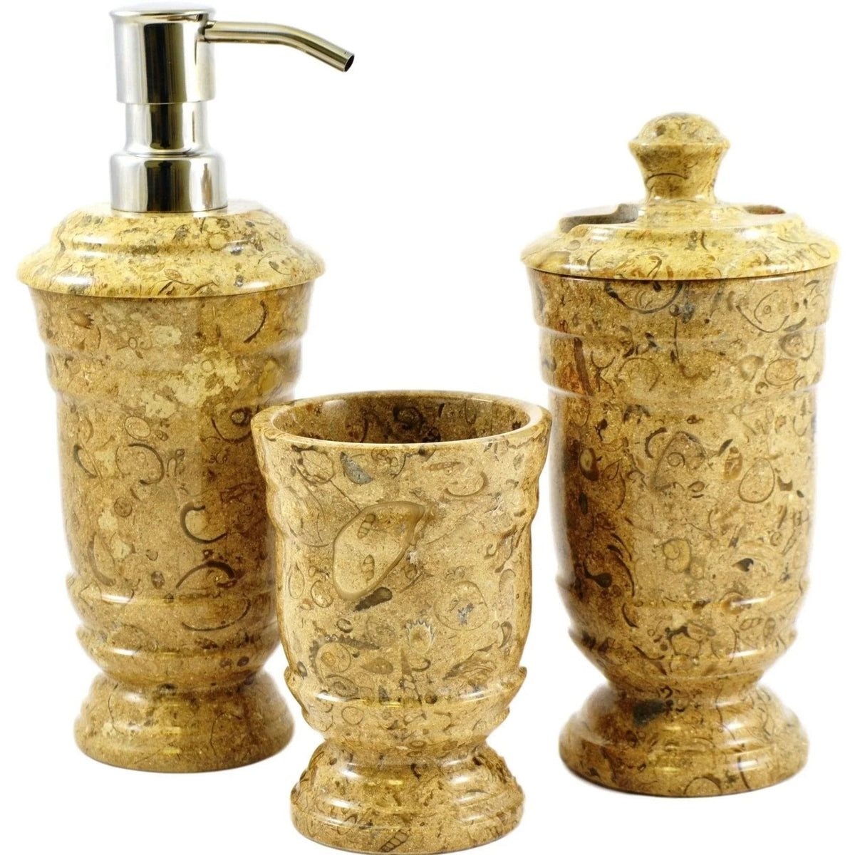 Bathroom Tumbler - Bathroom Accessories of Fossil Stone