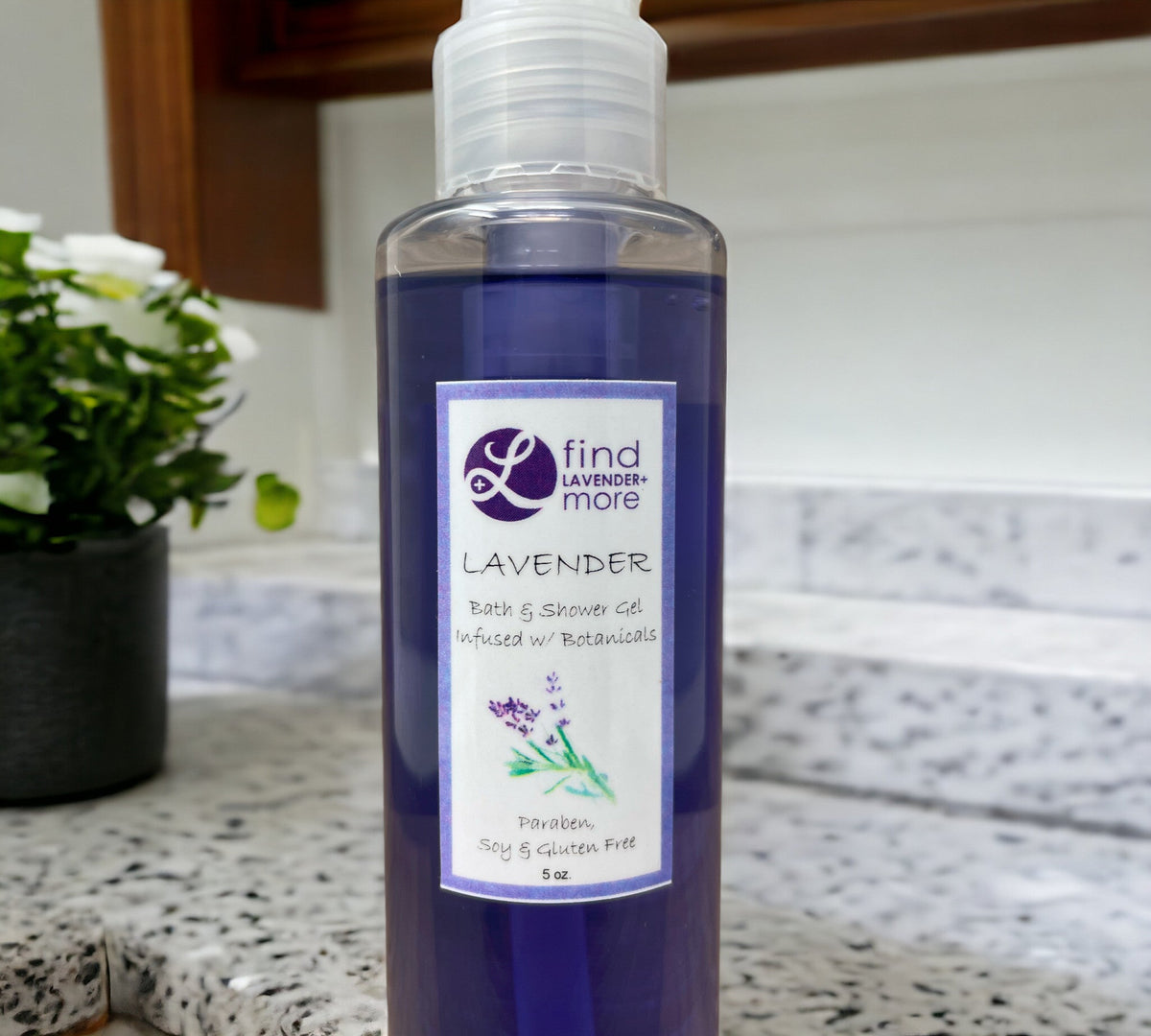 Gel Doccia alla Lavanda Bagnoschiuma Aromaterapico Naturale