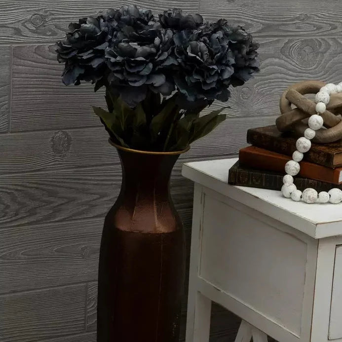 Blue Peony Stem 32" - Single Stem Artificial Flower