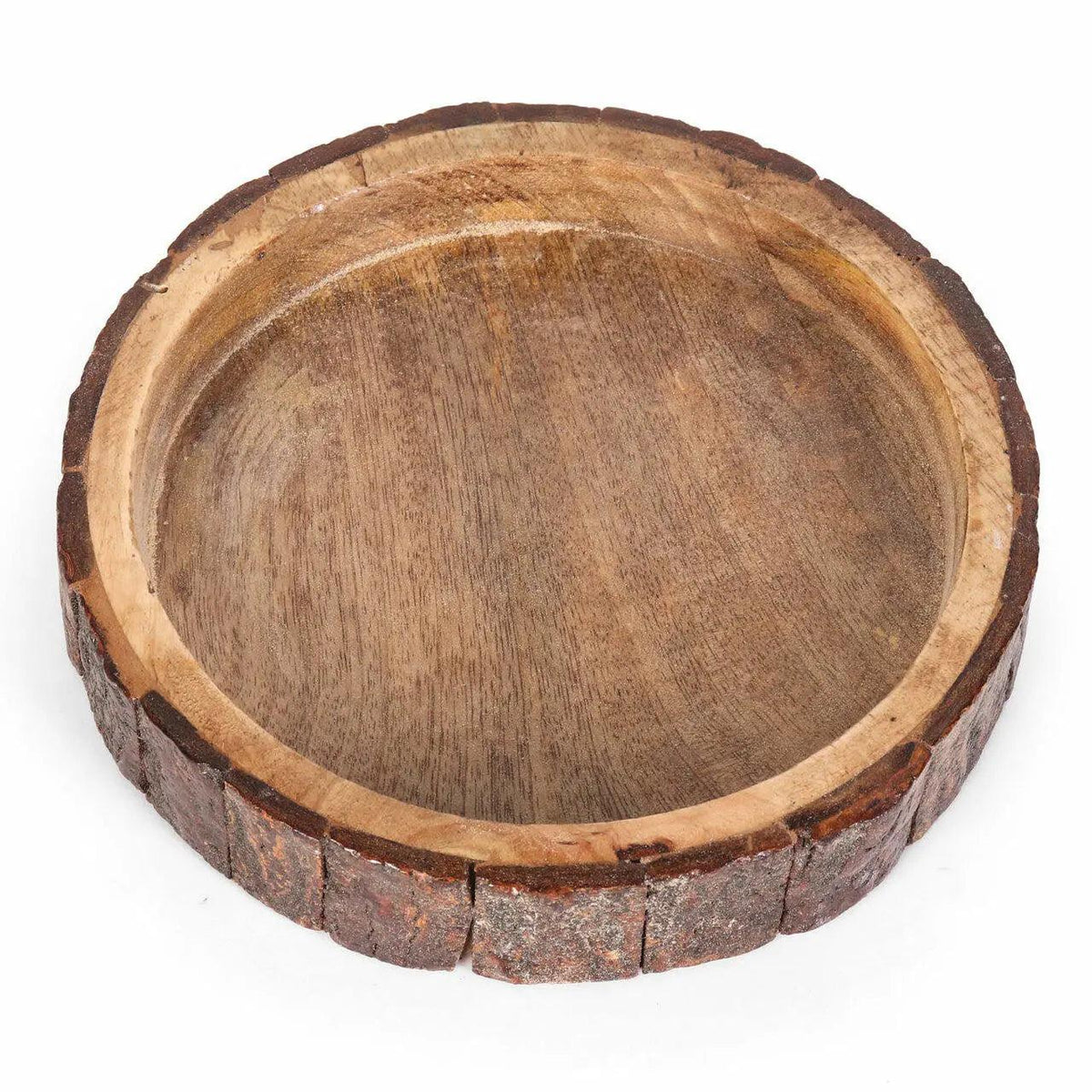Lot de 3 coupes en bois d'écorce