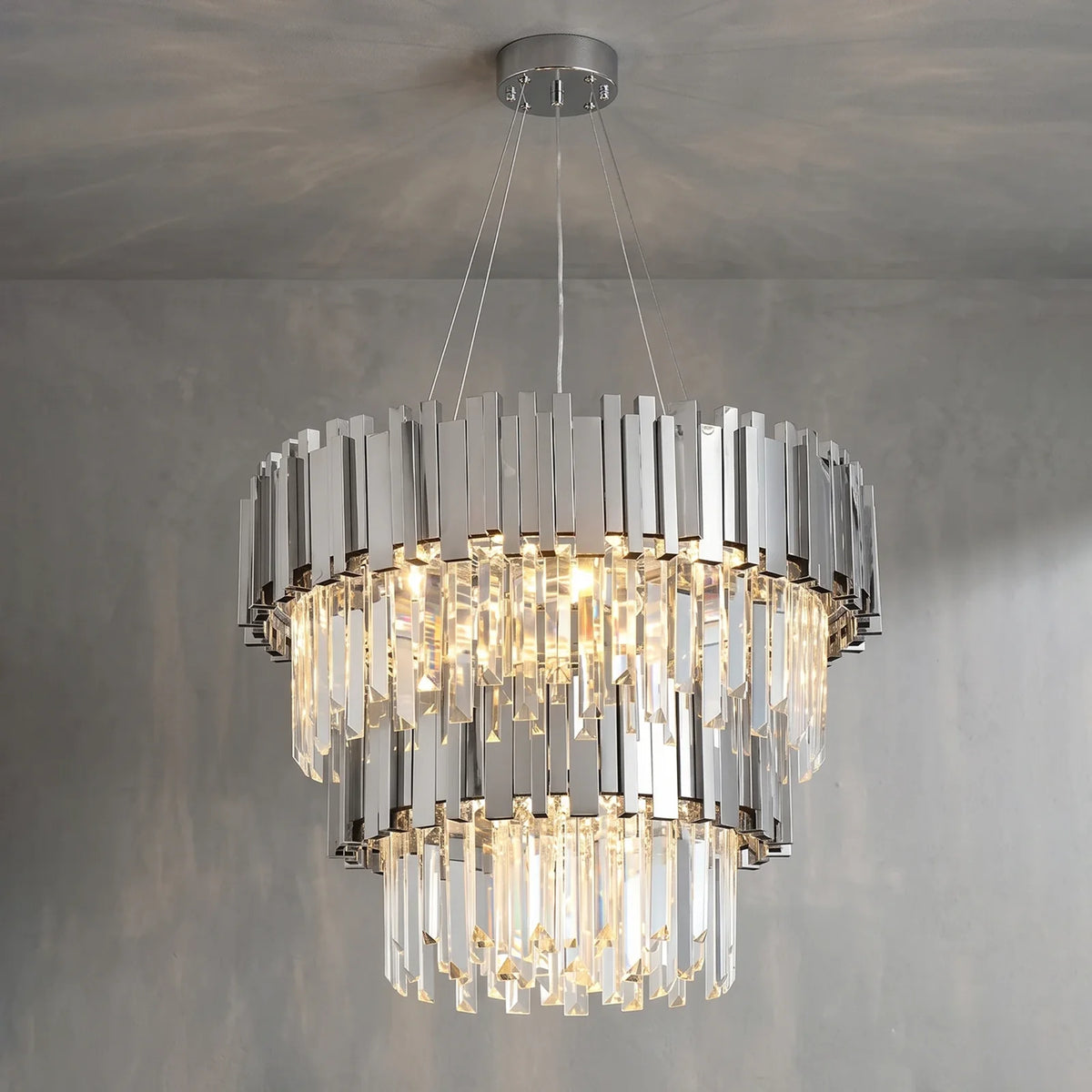 Bourbons Alphonsus Crystal Chandelier