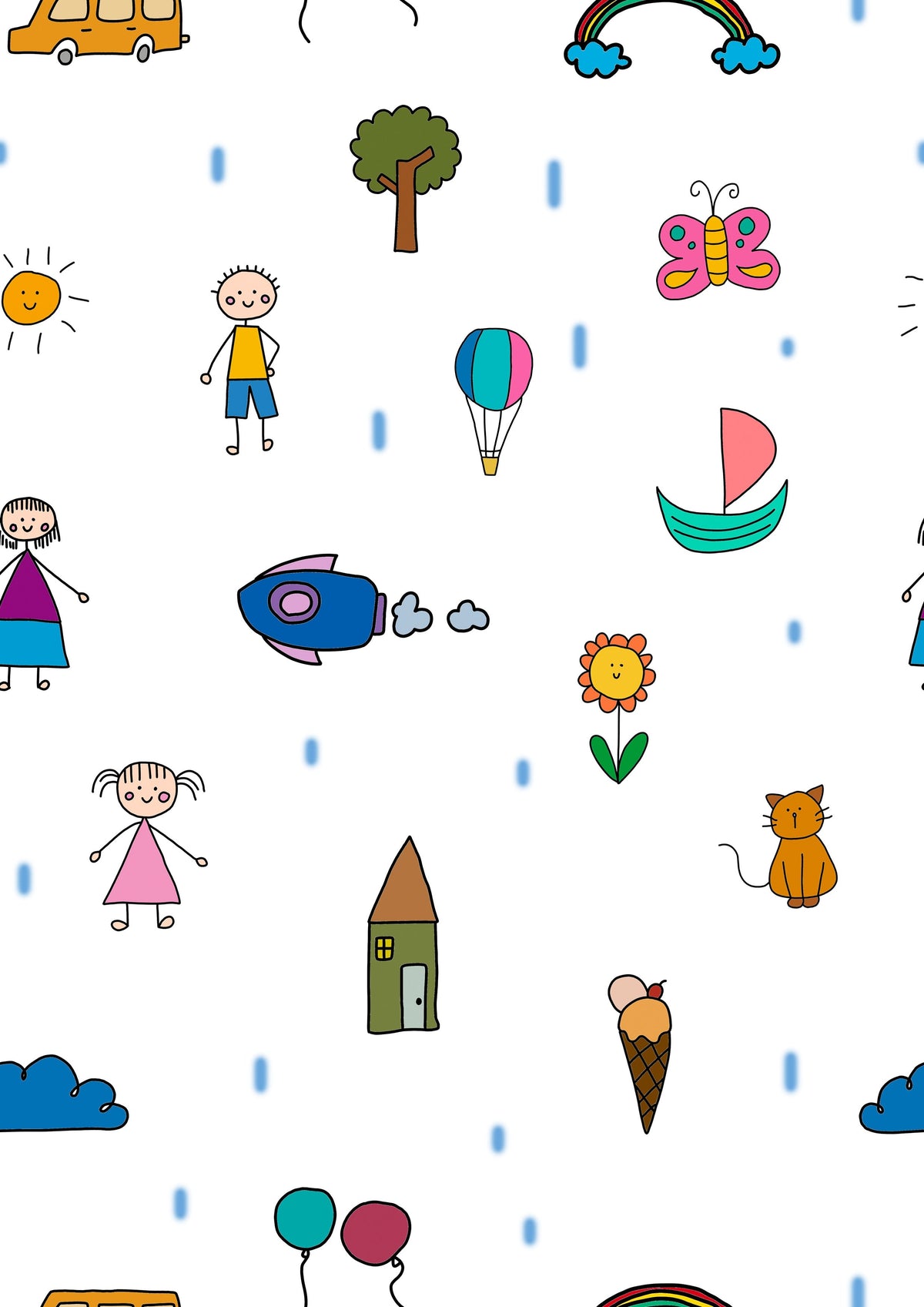 Boy & Girl Kids Printed Canopy