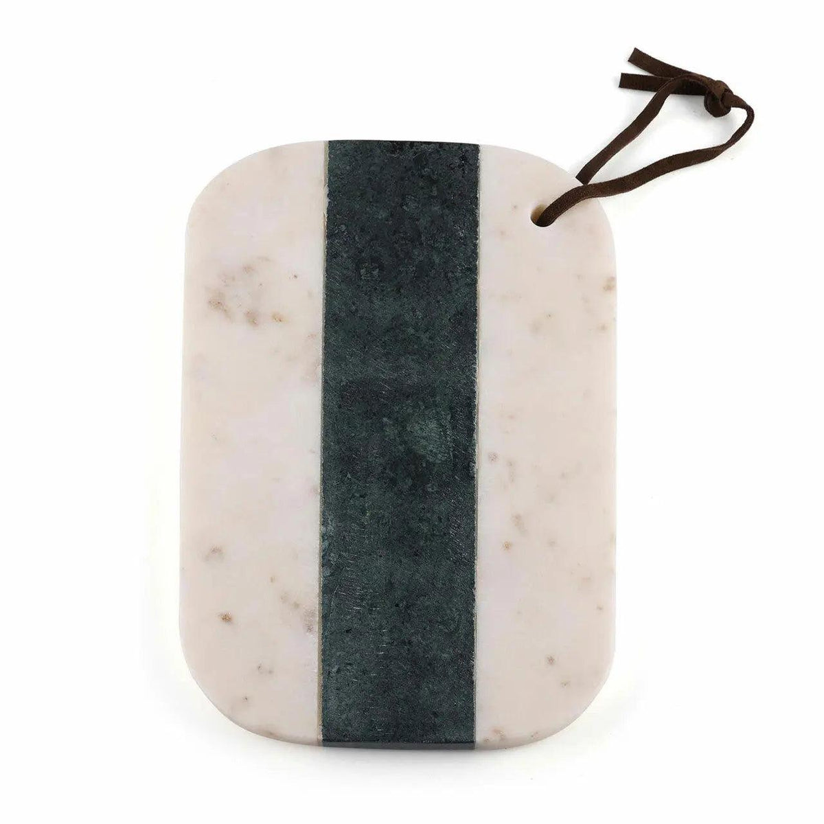 Planche à fromage en marbre blanc et vert Brandy