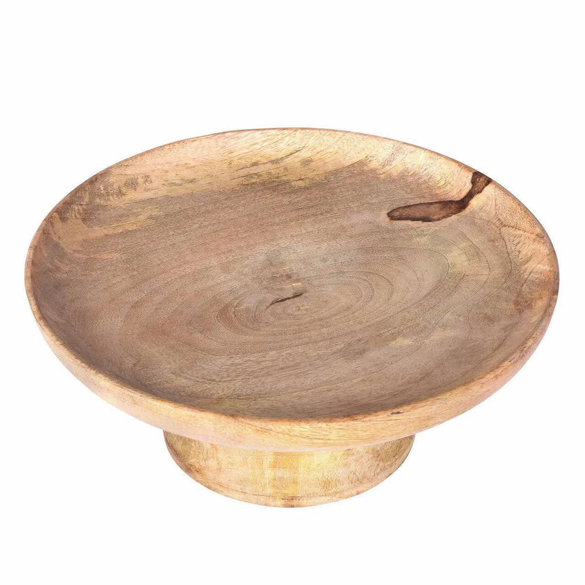 Présentoir à gâteau en bois de manguier Brielle
