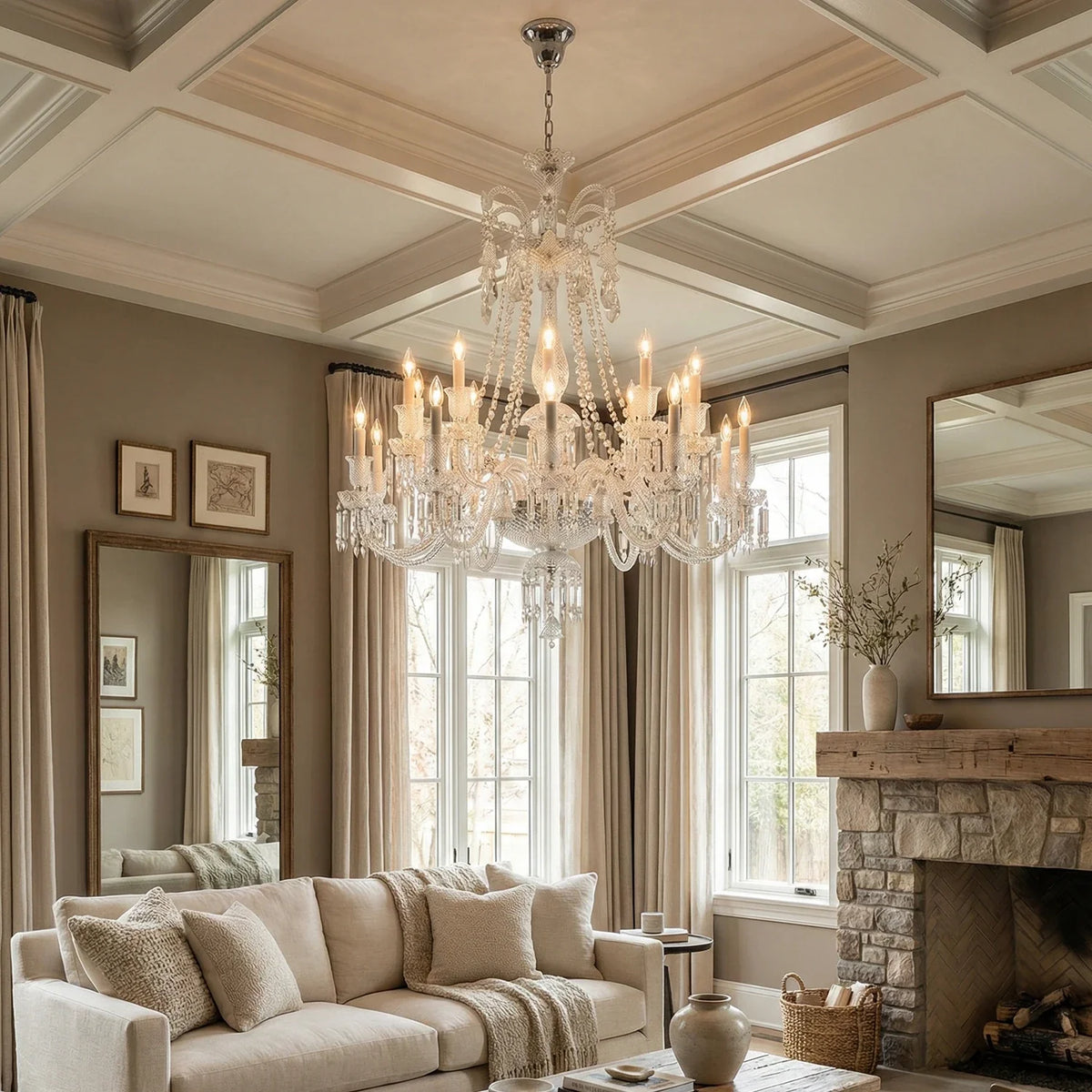 Brilliant Starry Crystal Chandelier