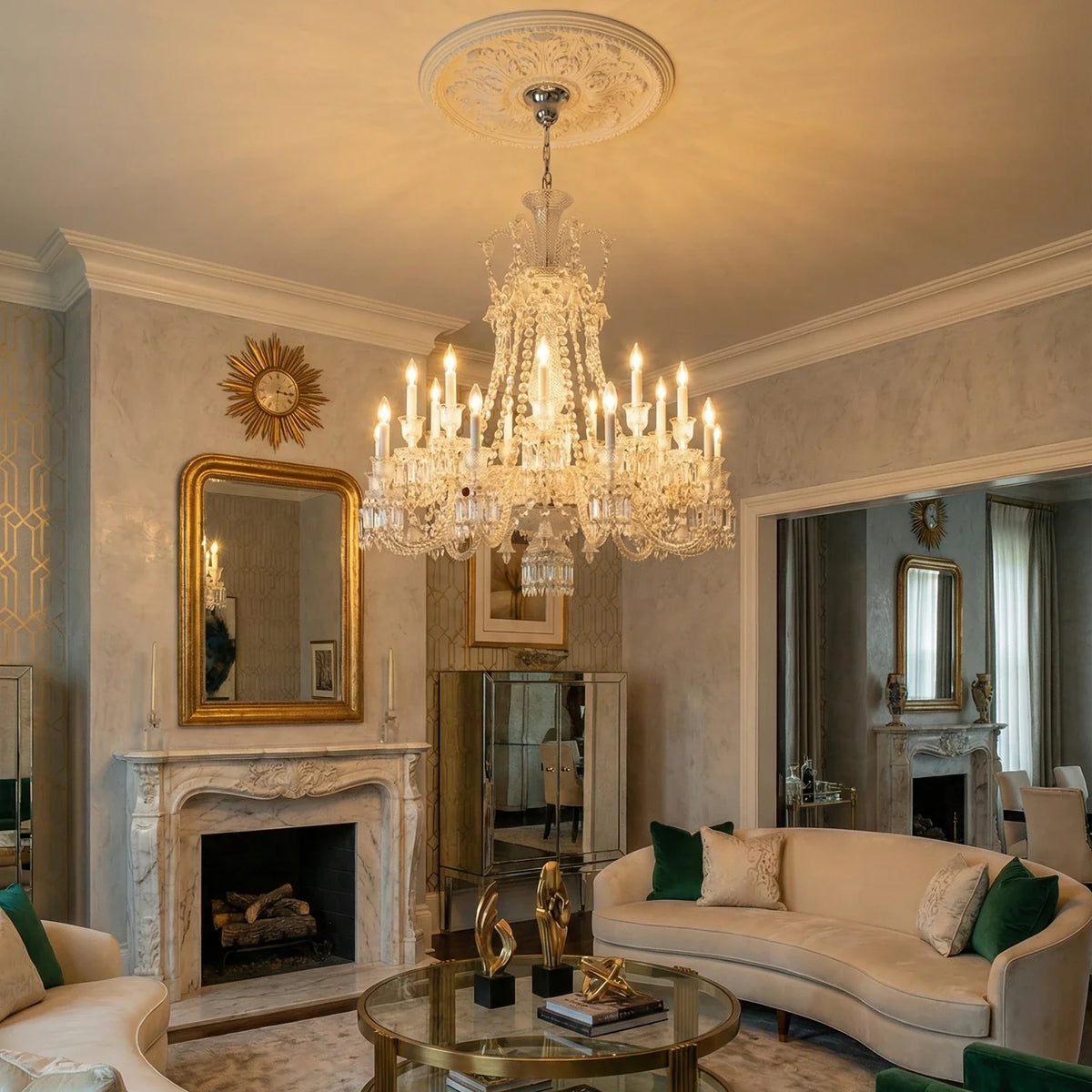 Brilliant Starry Crystal Chandelier