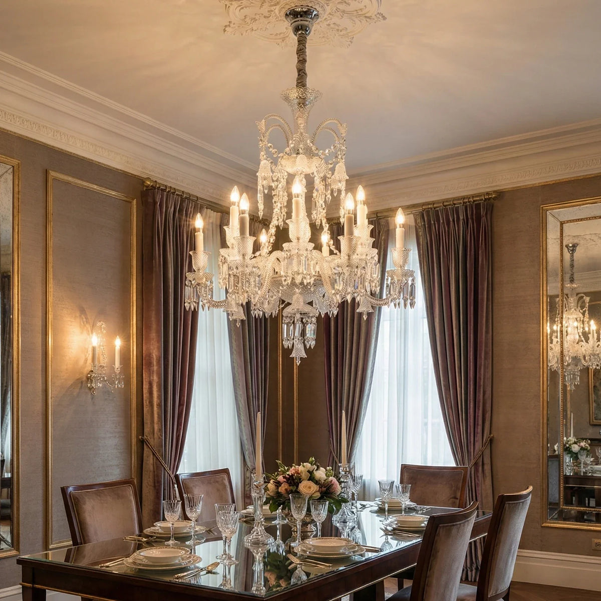 Brilliant Starry Crystal Chandelier