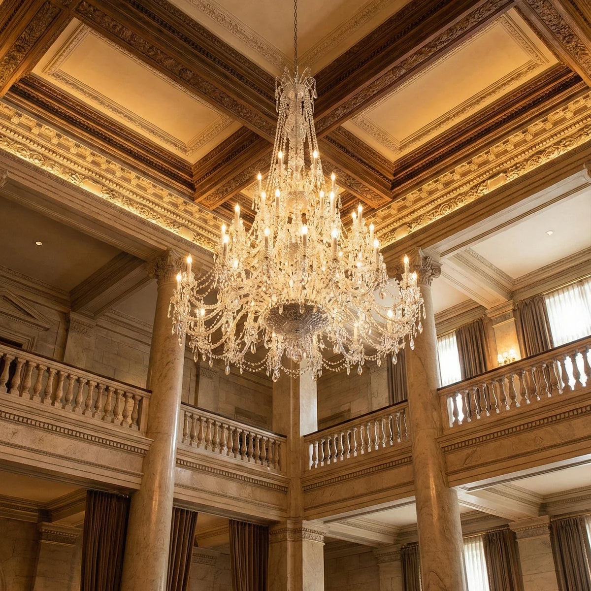 Brilliant Starry Crystal Chandelier