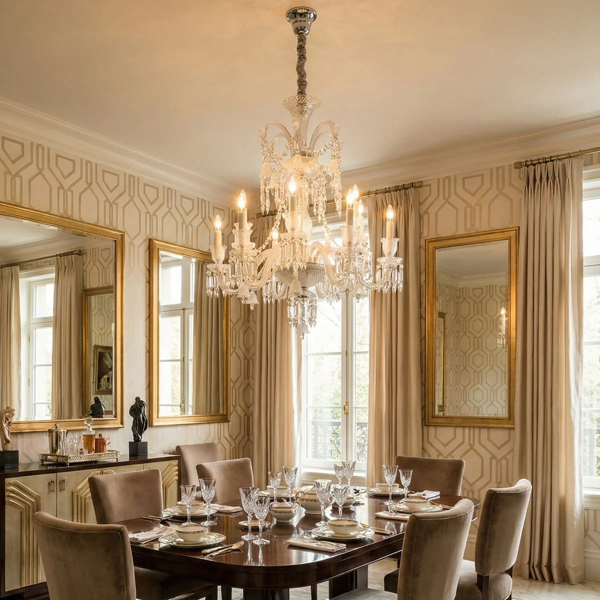 Brilliant Starry Crystal Chandelier