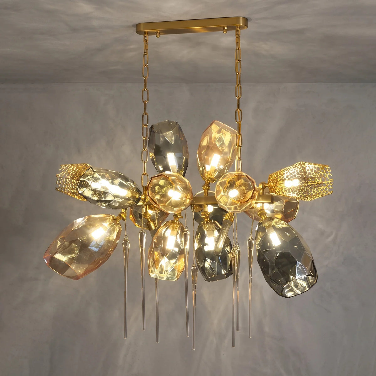 Britannica Luxury Stained Glass Chandelier