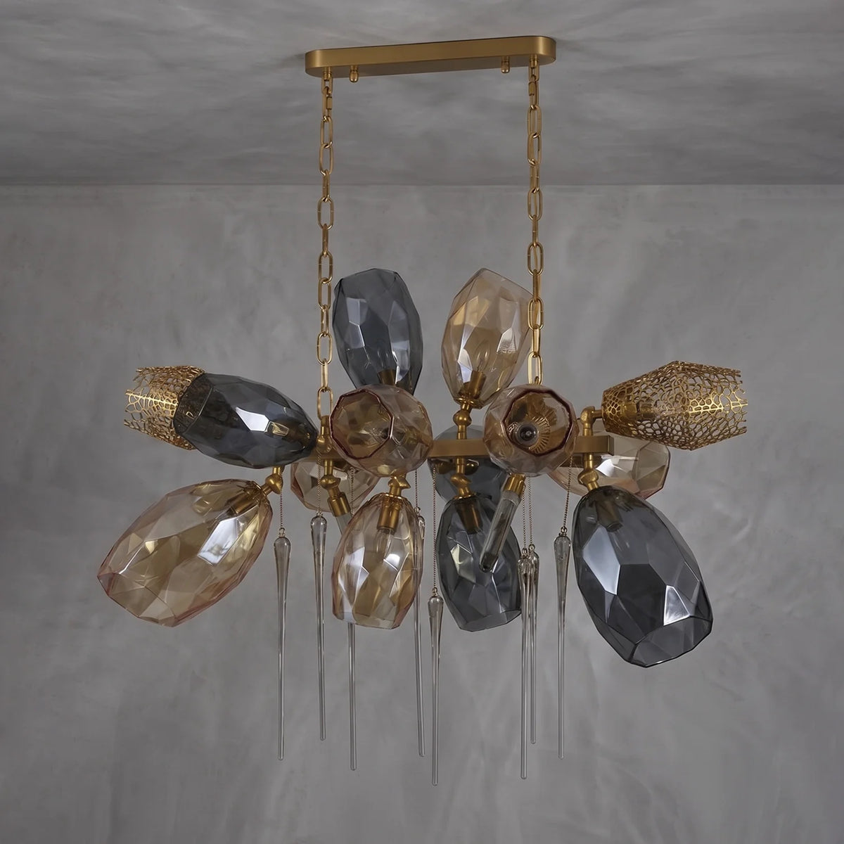Britannica Luxury Stained Glass Chandelier