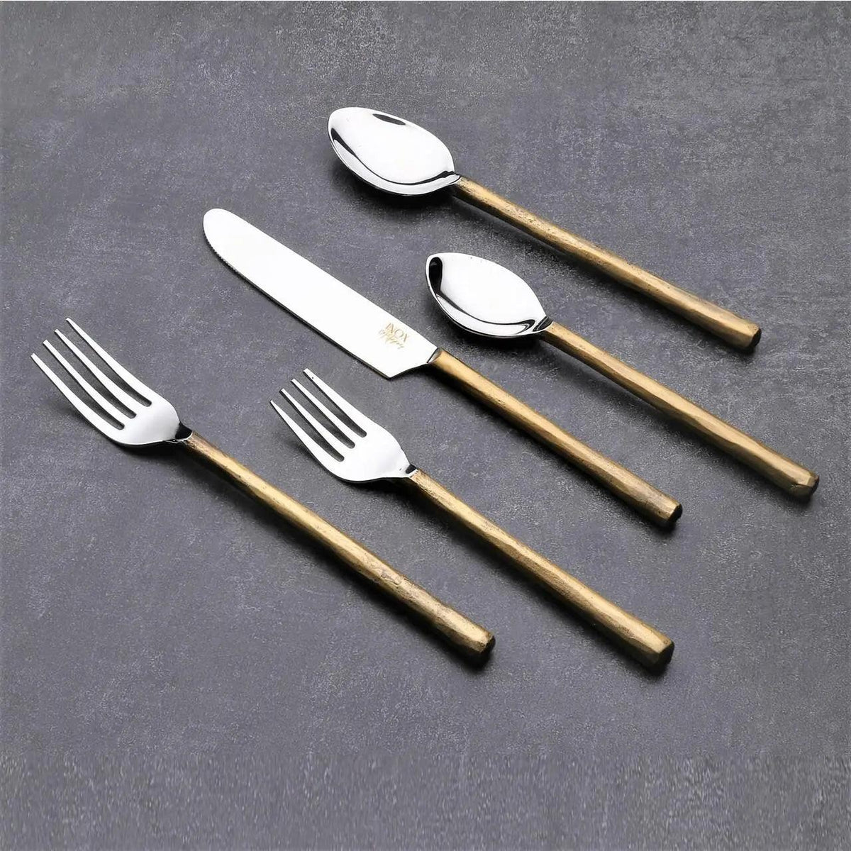 Set posate Camellia, 5 pezzi