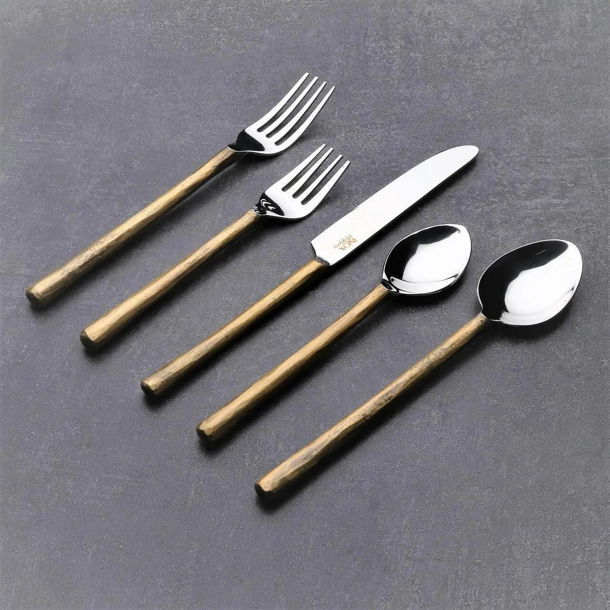 Set posate Camellia, 5 pezzi