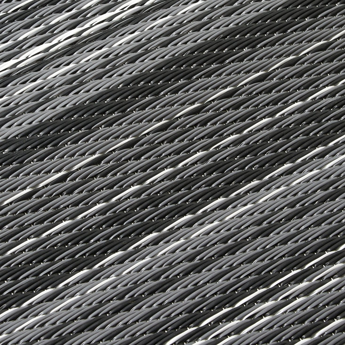 Cancun - Midnight Striped Outdoor Rug for Patio