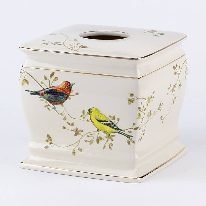 Gilded Birds Tissue Cover
