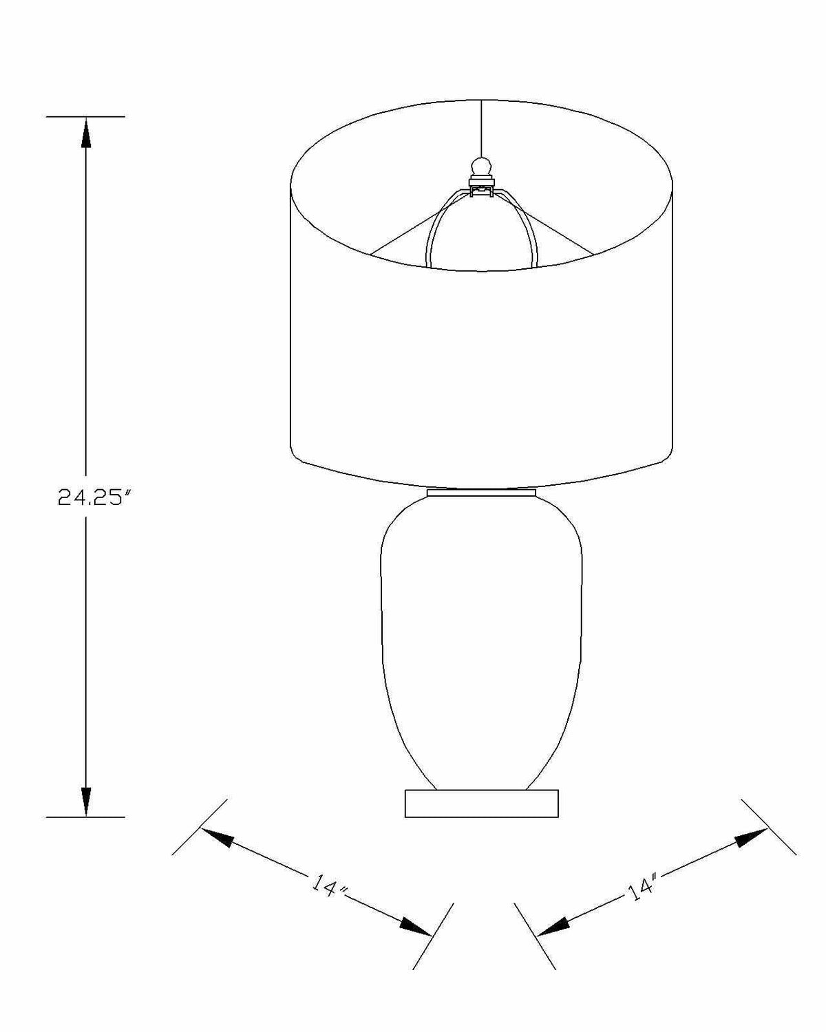 Lampe de table en cèdre - Liquidation