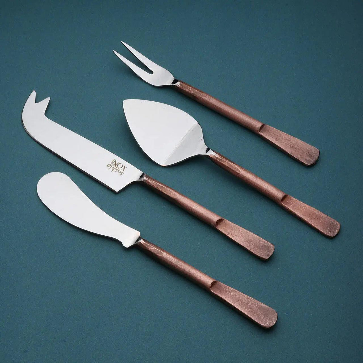 Ensemble Couteaux à Fromage, Spatule et Fourchette Celia