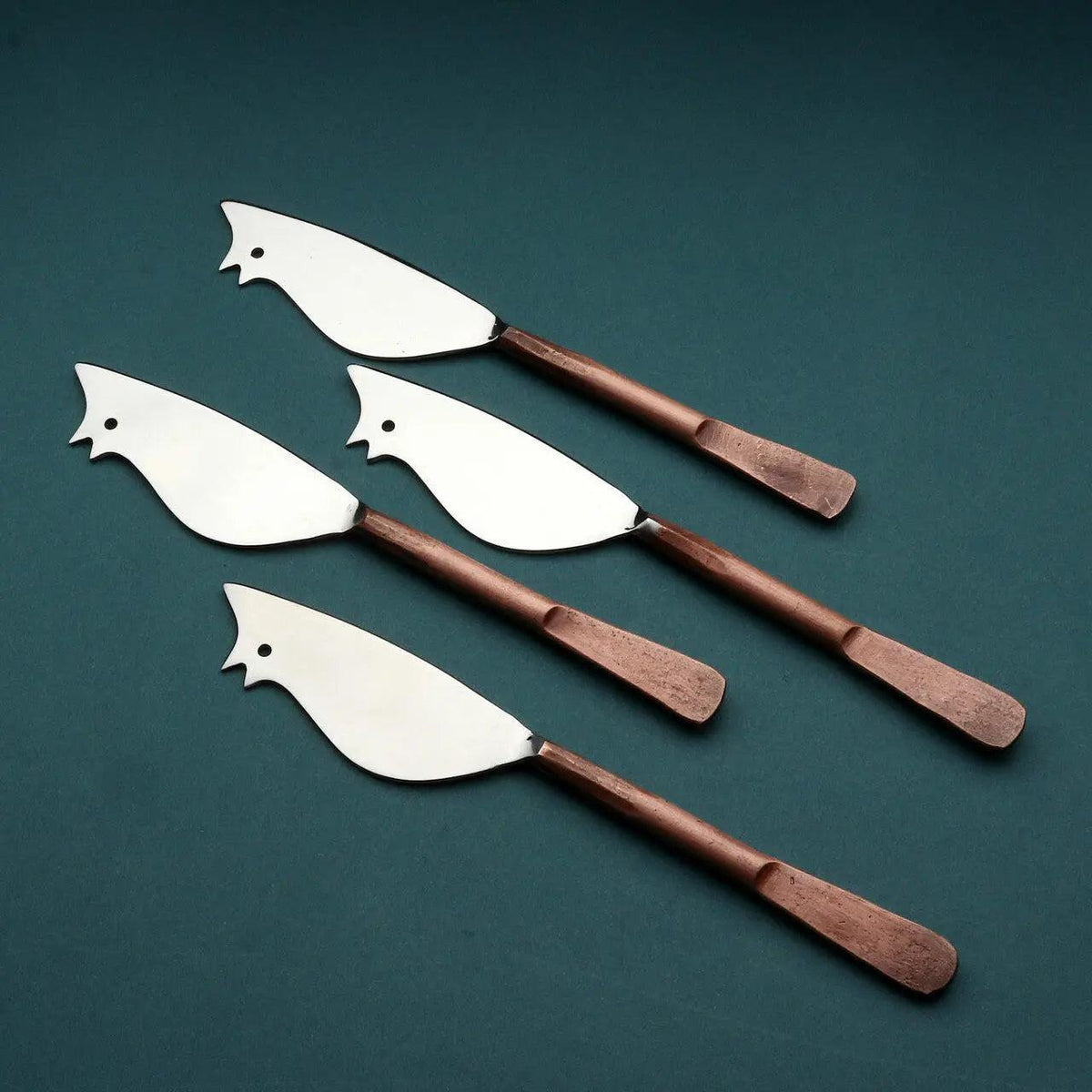 Set 4 pezzi coltelli spalma formaggio Celia Ratoncito