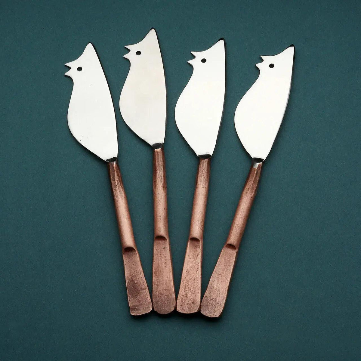 Set 4 pezzi coltelli spalma formaggio Celia Ratoncito