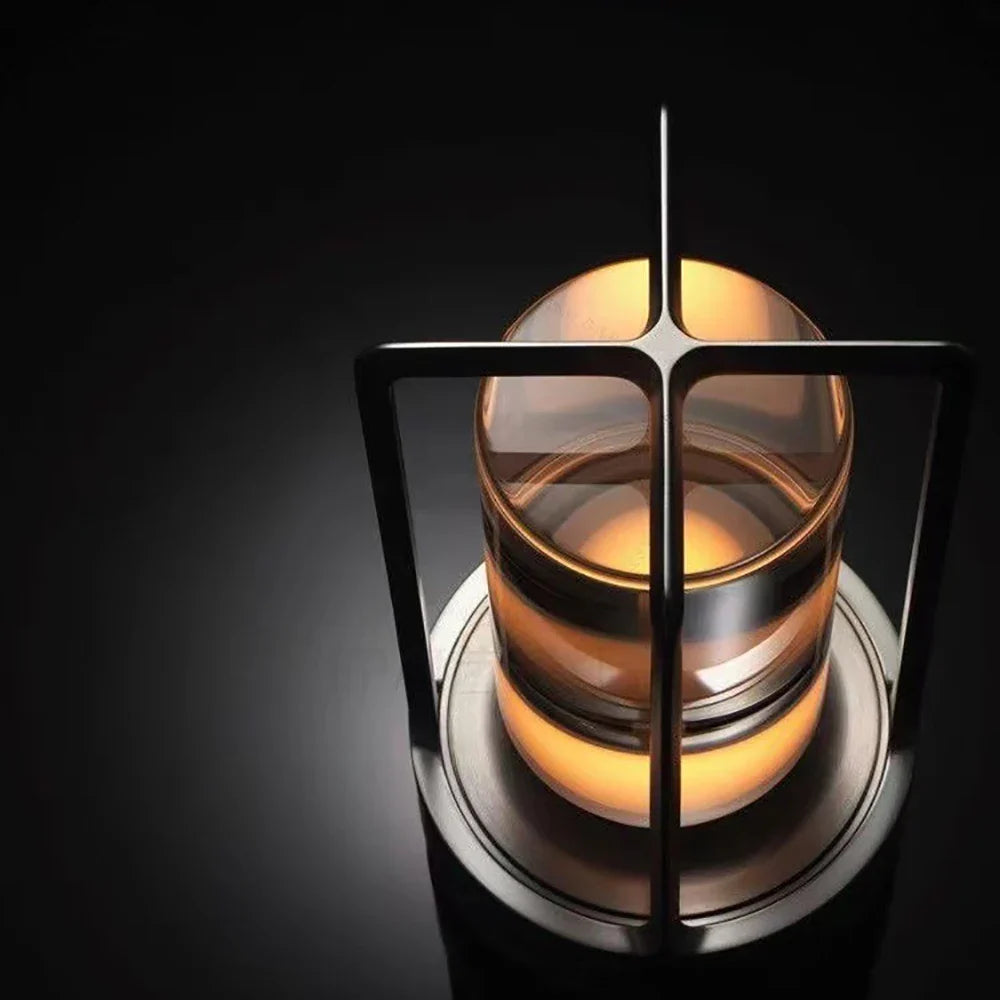 Rechargeable Touch Crystal LED Table Lamp | Aluminum Alloy Desk Light
