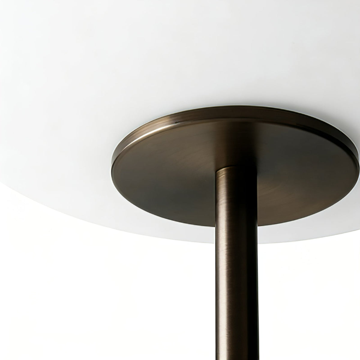 Chic Minimalist Round Marble Floor Light