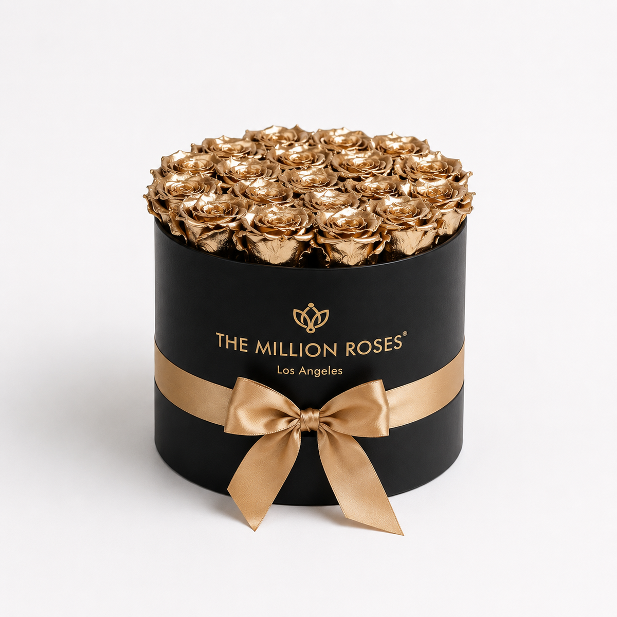 Classic Black Box | Rose in oro 24K