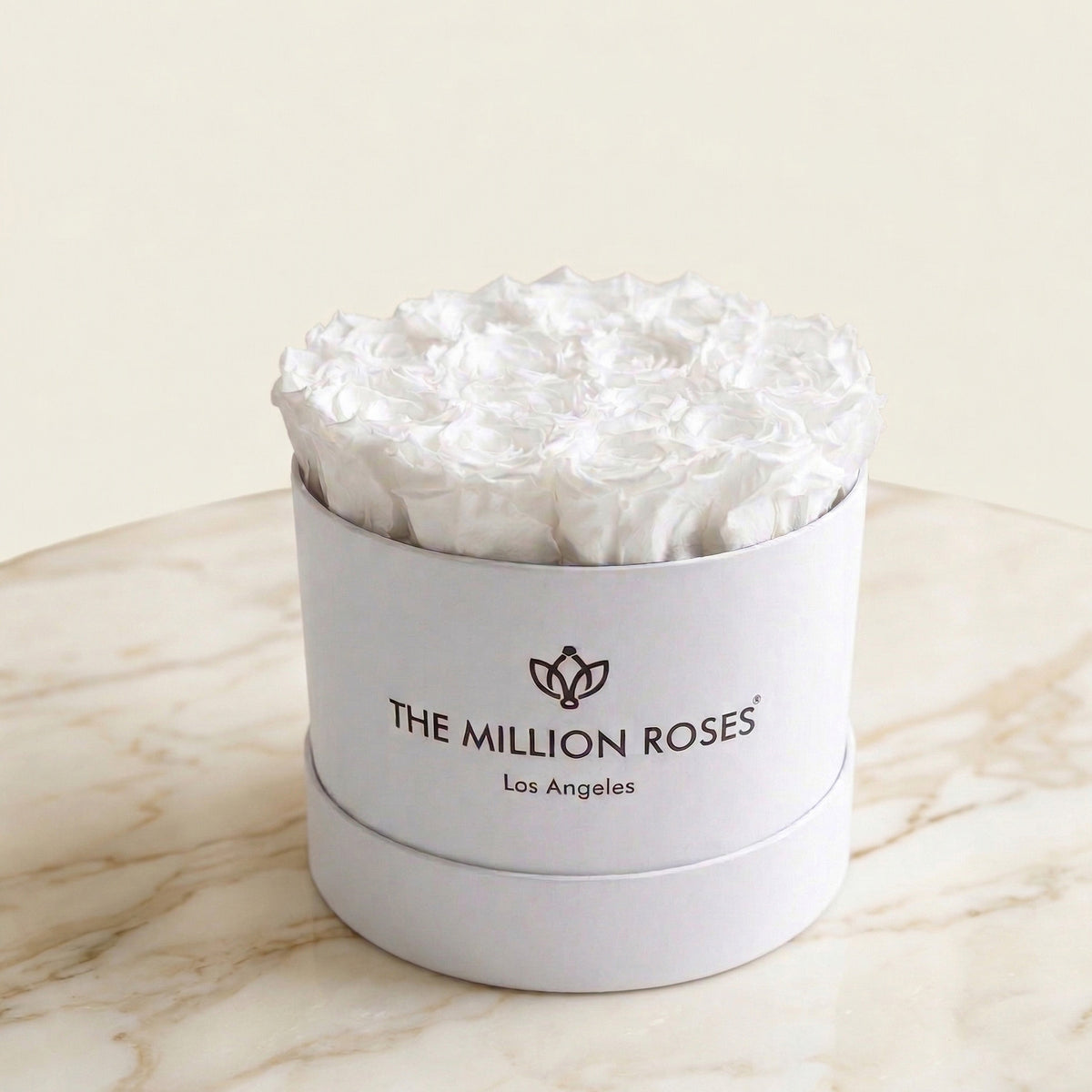 Scatola Bianca Classica | Rose Bianche